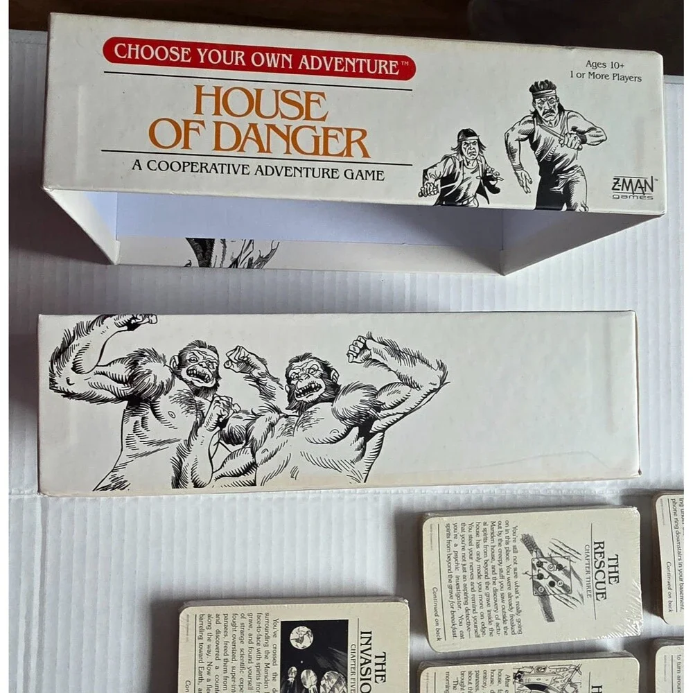 Choose Your Own Adventure House of Danger Board Game 2018 Z-Man Complete